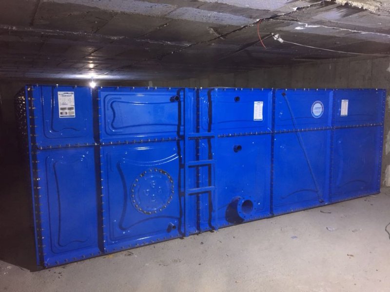 Termoplastik ve Sıvı Membran Kaplı Moduler Su Depoları