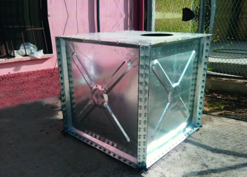 Büyük Modüllü Modüler Prizmatik Su Depoları