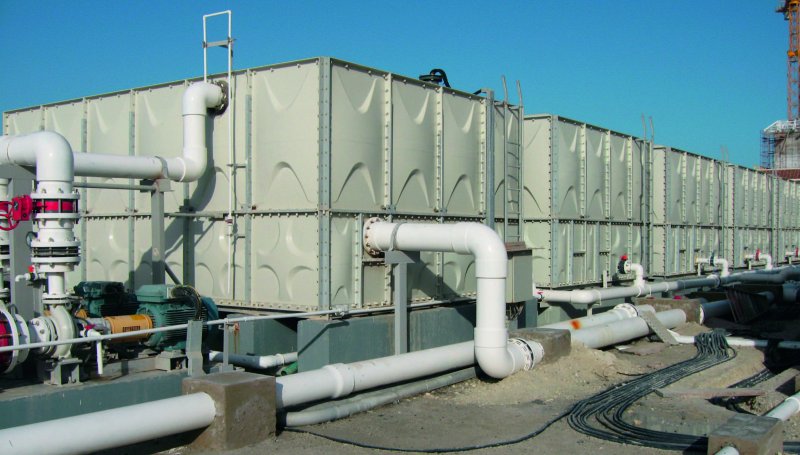 Cam Elyaf Takviyeli Polyester Su Depoları