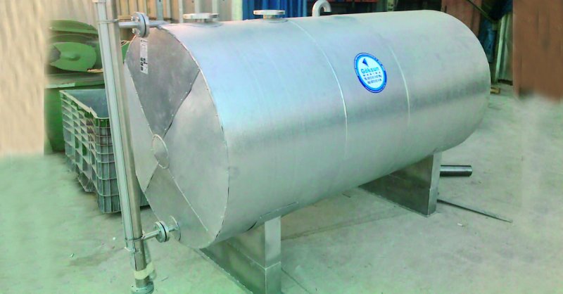 Silindirik Kaynaklı Su Deposu